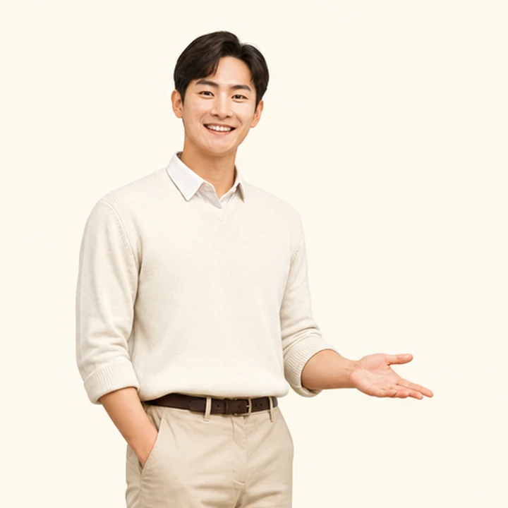 현대 캐스퍼 저신용장기렌트카 상담 신청을 안내하는 담당자